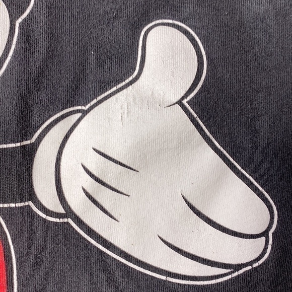 Disney Mickey Mouse All Over Print Black Short Sleeve Tshirt Size XL - Picture 5 of 5